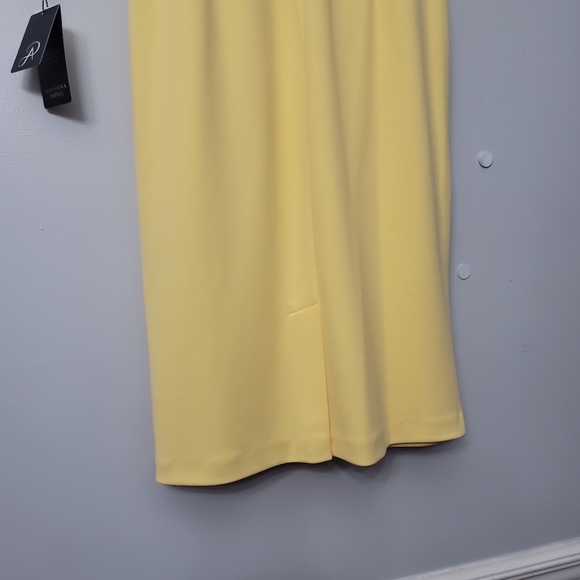 Adrianna Papell Knit Crepe Tie Waist Sheath Dress - Picture 7 of 12